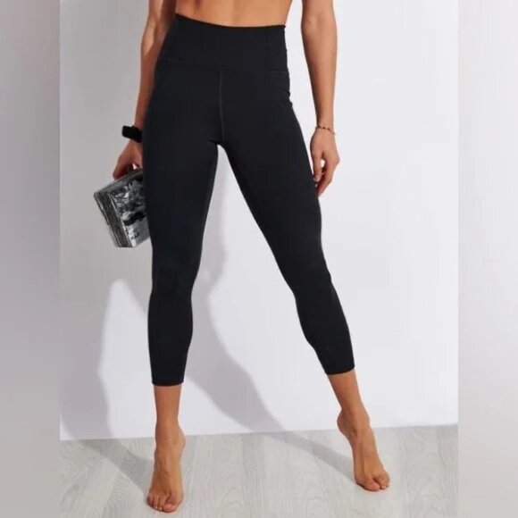 Girlfriend Collective Black Compressive High-Rise Legging - Picture 1 of 11